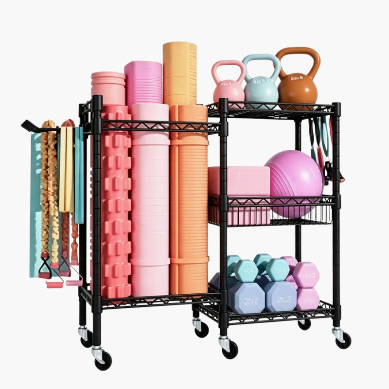 Fitness Equipment Storage Rack
