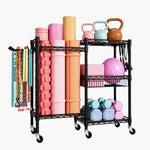 Fitness Equipment Storage Rack