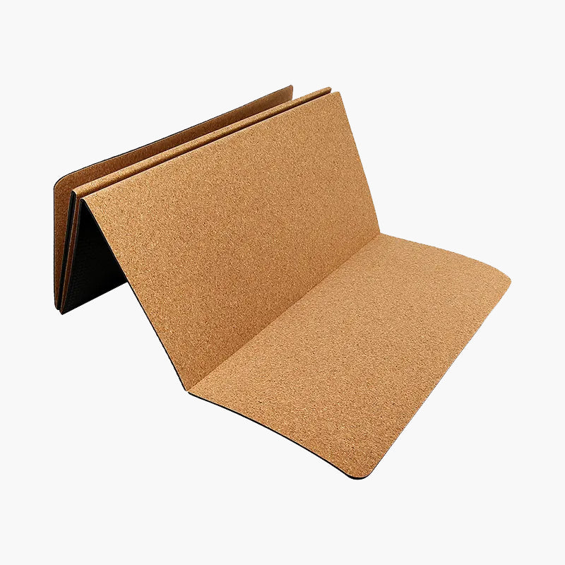 TOPKO Cork TPE Folding Yoga Mat