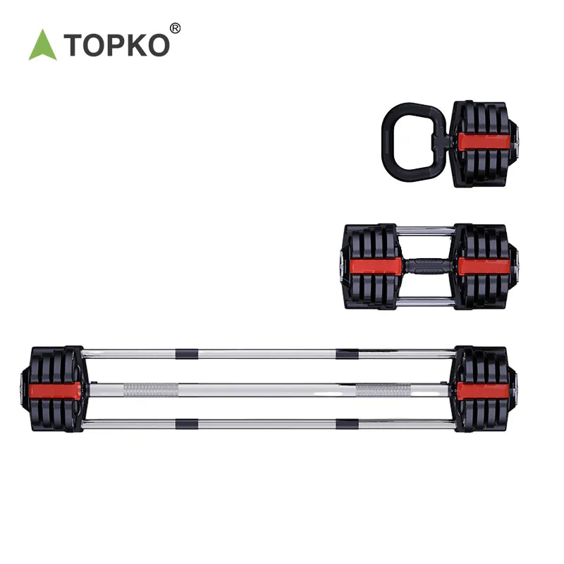 Three-In-One Adjustable Dumbbell