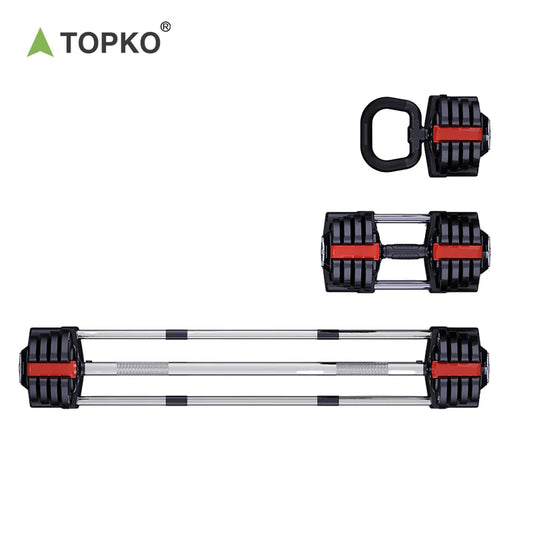 Three-In-One Adjustable Dumbbell