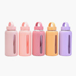 High borosilicate glass cup silicone sleeve