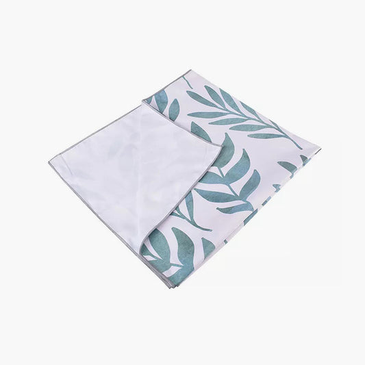 TOPKO Fleece Printed Yoga Towel Without Silicone Dots