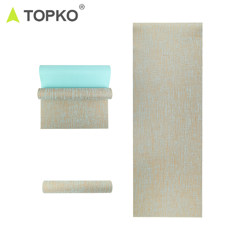 TOPKO Eco Jute+PVC Yoga mat