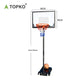 Children's outdoor basketball stand that can be raised and lowered