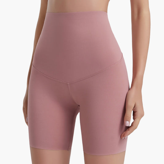 TOPKO Women's High Waist Fitness Yoga Shorts Without Perspective
