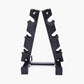 TOPKO Triangle kettlebell rack dumbbell rack fitness equipment storage rack