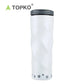 Spiral-shaped irregular insulated water bottle