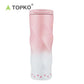Spiral-shaped irregular insulated water bottle