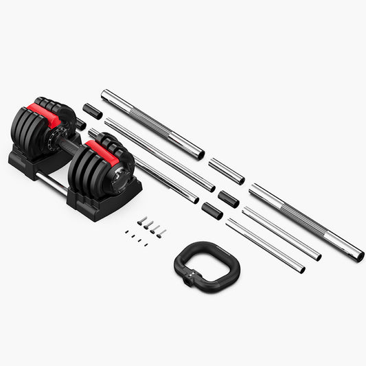 TOPKO 6 in 1 Adjustable Dumbbells Set