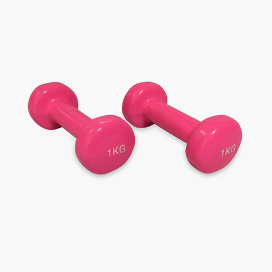 TOPKO Dumbbells Free Weights Dumbbells Weight Set Rubber Coated pink Dumbbell