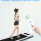 Flat Electric Treadmill with Wireless Remote Control and HD LED Display