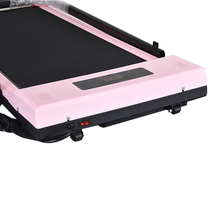 Flat Electric Treadmill with Wireless Remote Control and HD LED Display