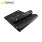 Starry Night Print Suede Yoga Mat