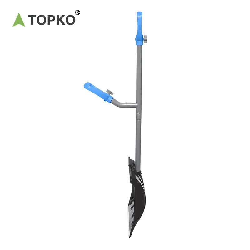 Reversible detachable snow shovel