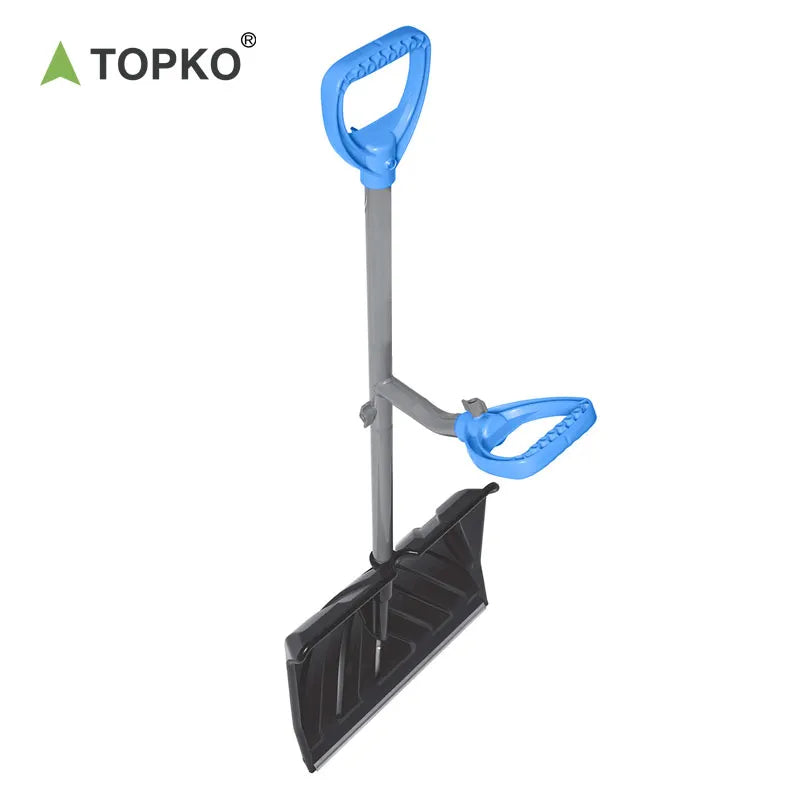 Reversible detachable snow shovel