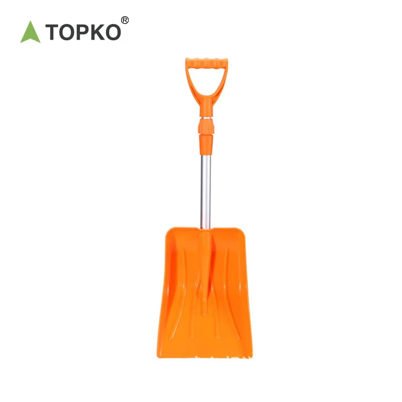 Extensible plastic snow shovel