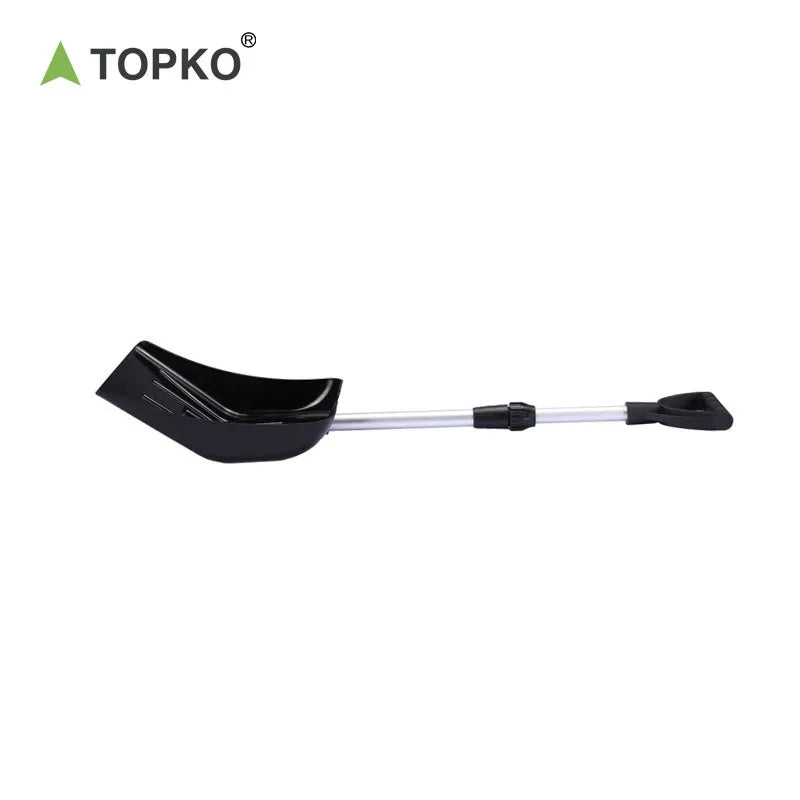 Extensible plastic snow shovel