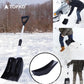 Extensible plastic snow shovel