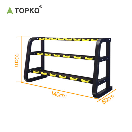 Long barbell rack
