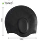 Silicone swimming ear protection cap