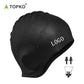 Silicone swimming ear protection cap