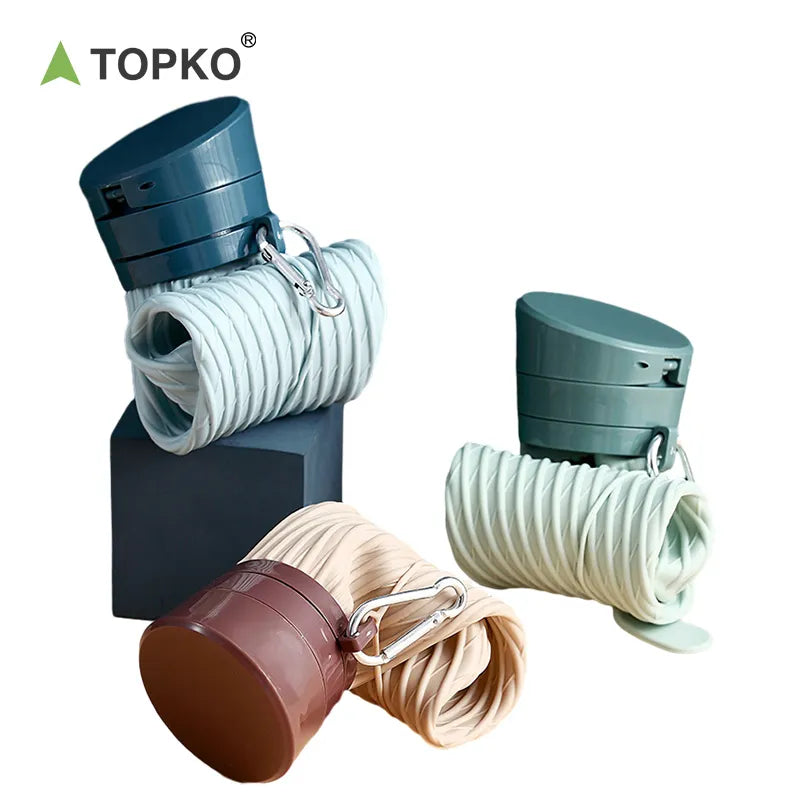 Silicone foldable water bottle