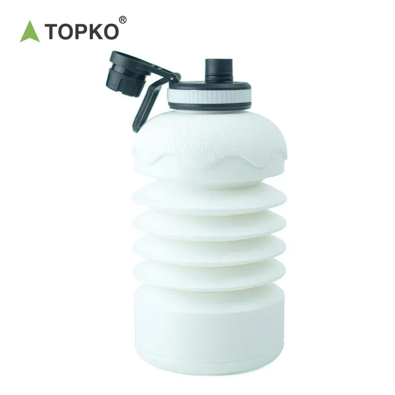 Compact folding water bottle