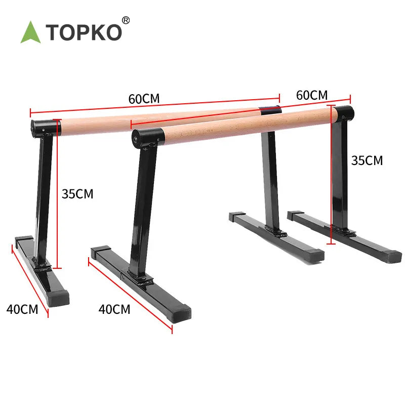 Wood Parallel Push Up Bar