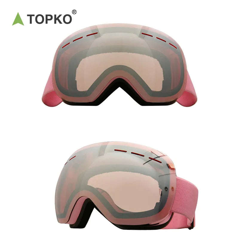 Double-layer anti-fogging Ski goggles