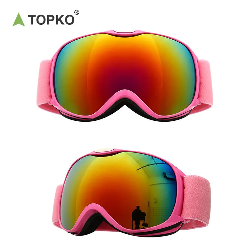 Double-layer anti-fogging Ski goggles