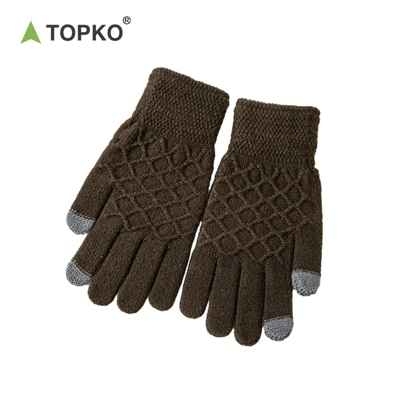 Men's touchscreen gloves