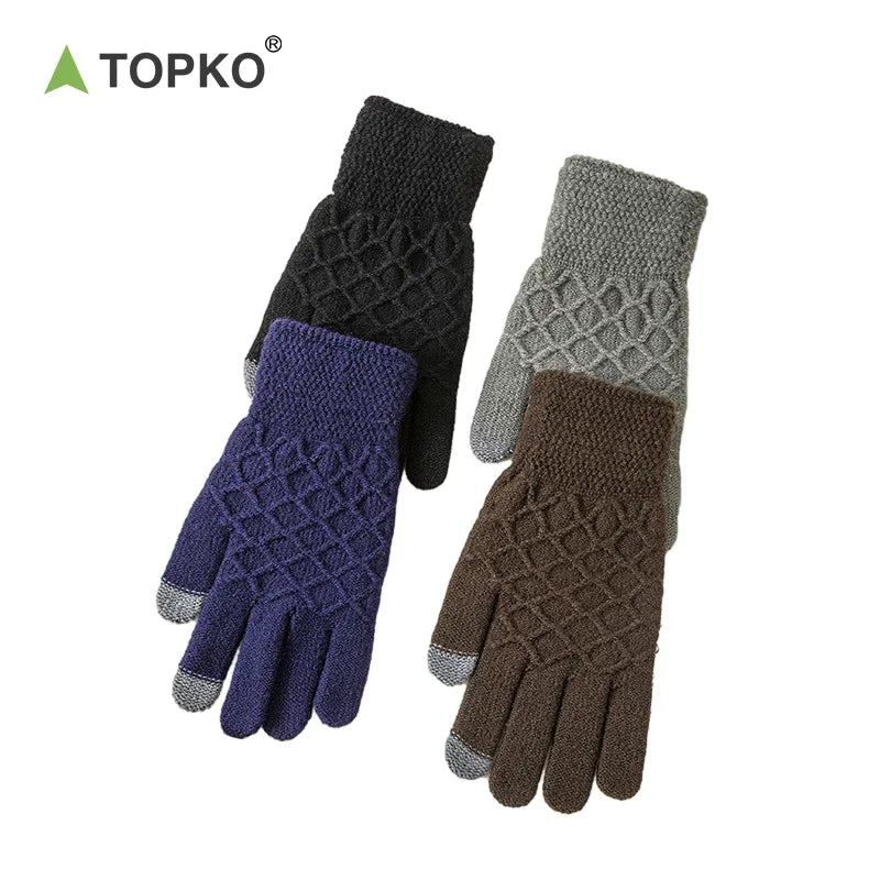 Men's touchscreen gloves