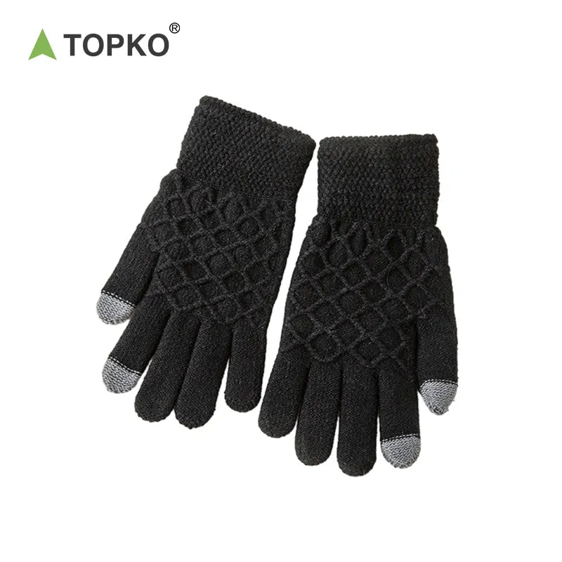 Men's touchscreen gloves