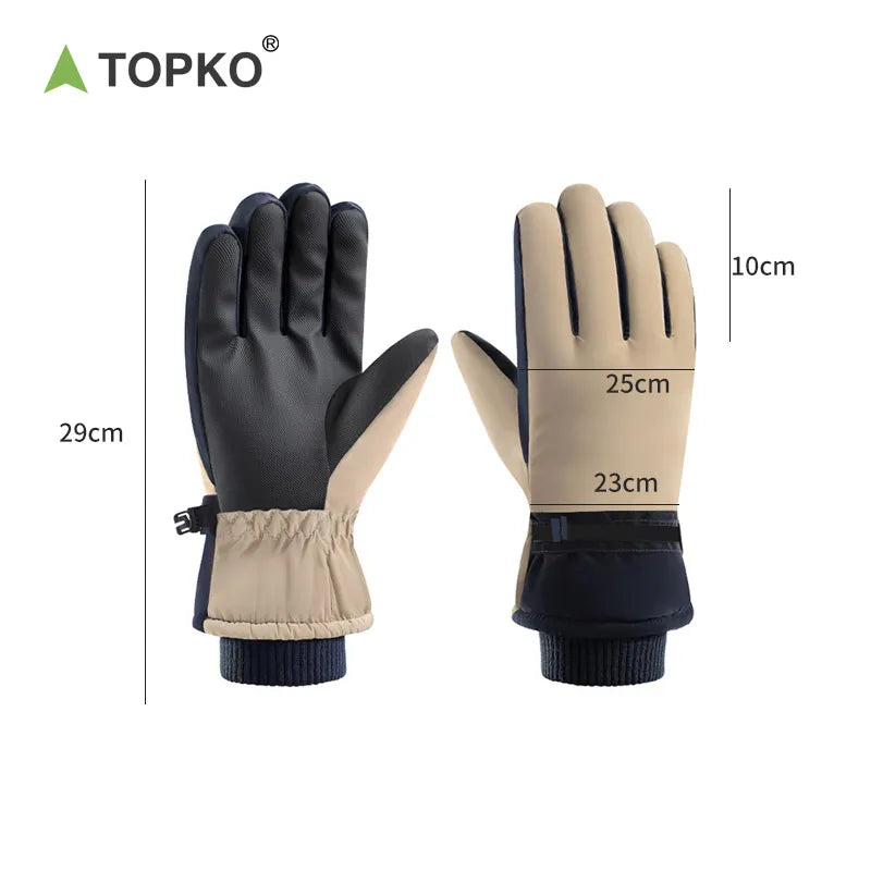 Skiing and cycling gloves