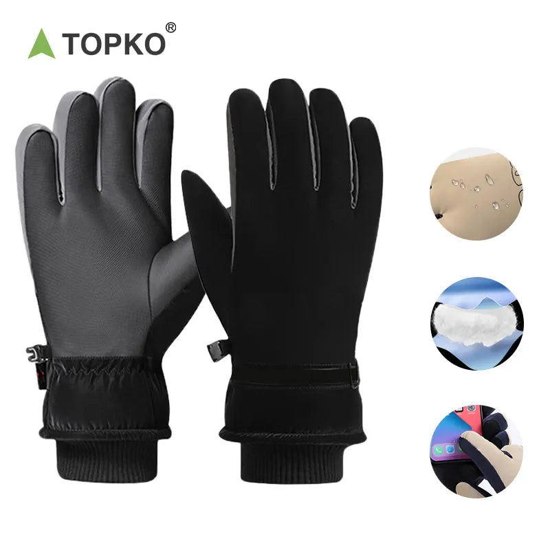 Skiing and cycling gloves