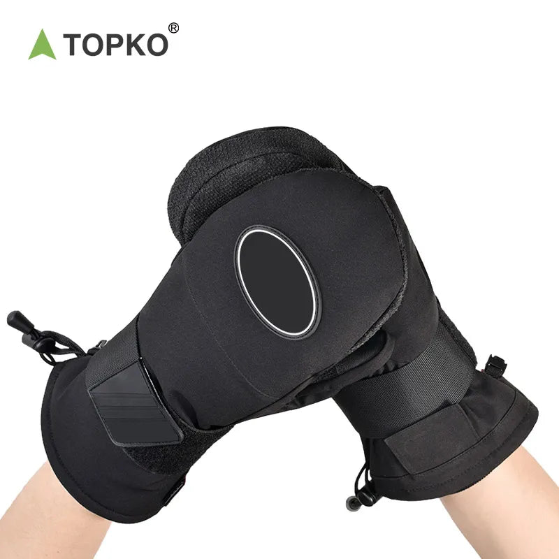 Wrist guard ski gloves