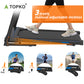 JK8806-4A Treadmill, 1.0HP Electric Treadmill with LCD Display and Cylinder Fold Design