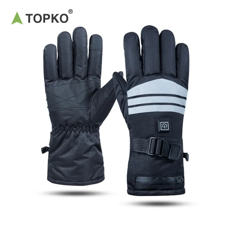 Outdoor ski electric heating gloves