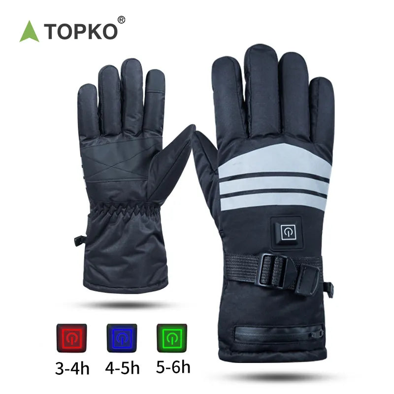 Outdoor ski electric heating gloves