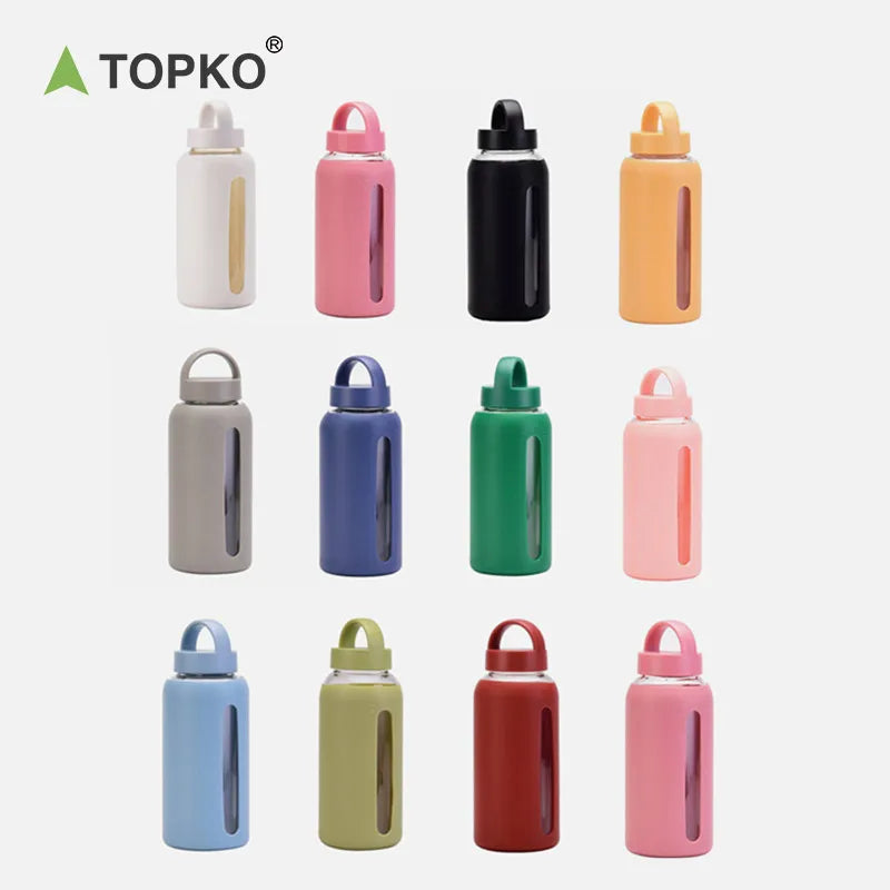 High borosilicate glass cup silicone sleeve 