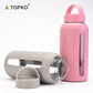 High borosilicate glass cup silicone sleeve 