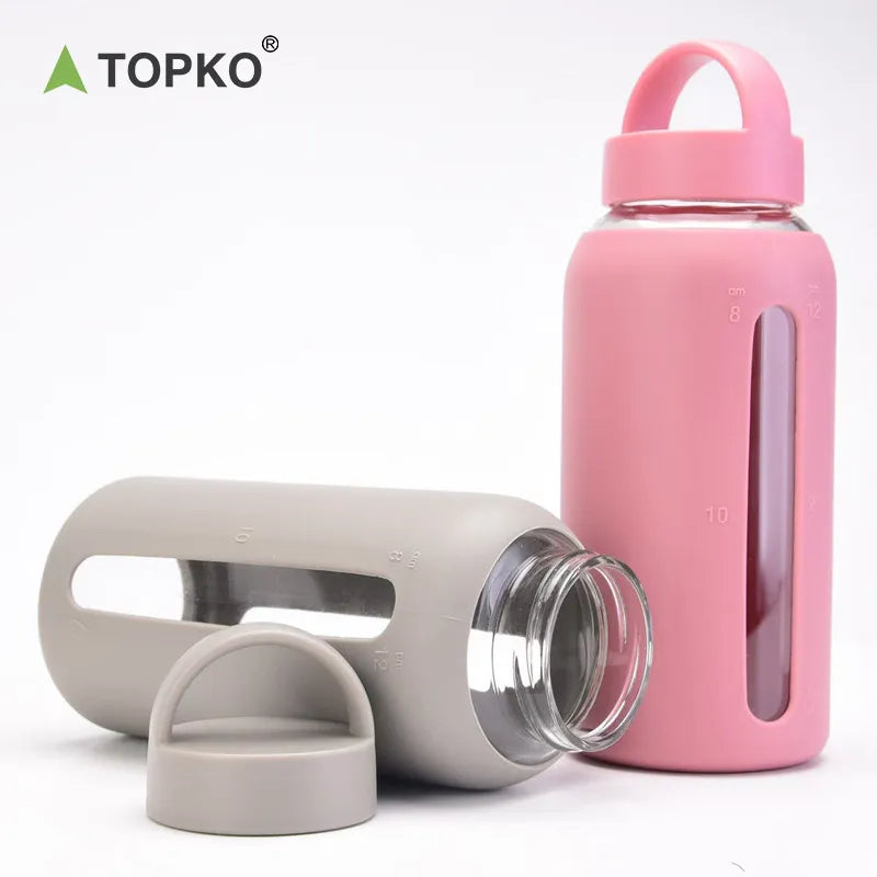 High borosilicate glass cup silicone sleeve 
