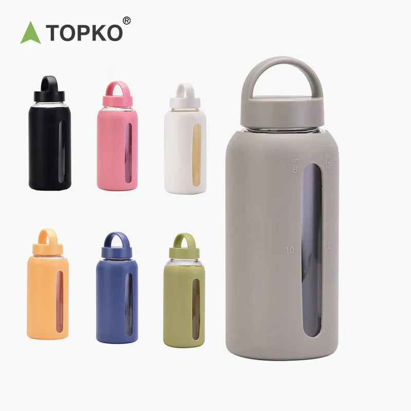 High borosilicate glass cup silicone sleeve 