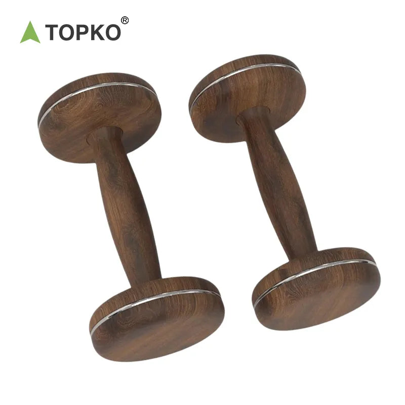 Oak Wooden Dumbbells