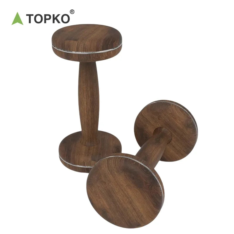 Oak Wooden Dumbbells