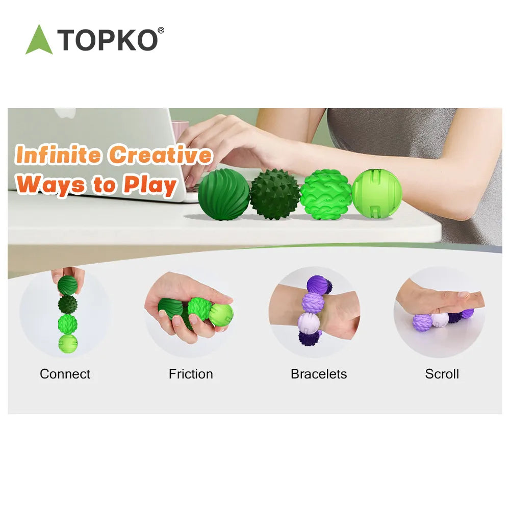 Silicone massage ball