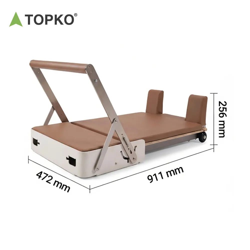 Foldable Pilates core exercise mat