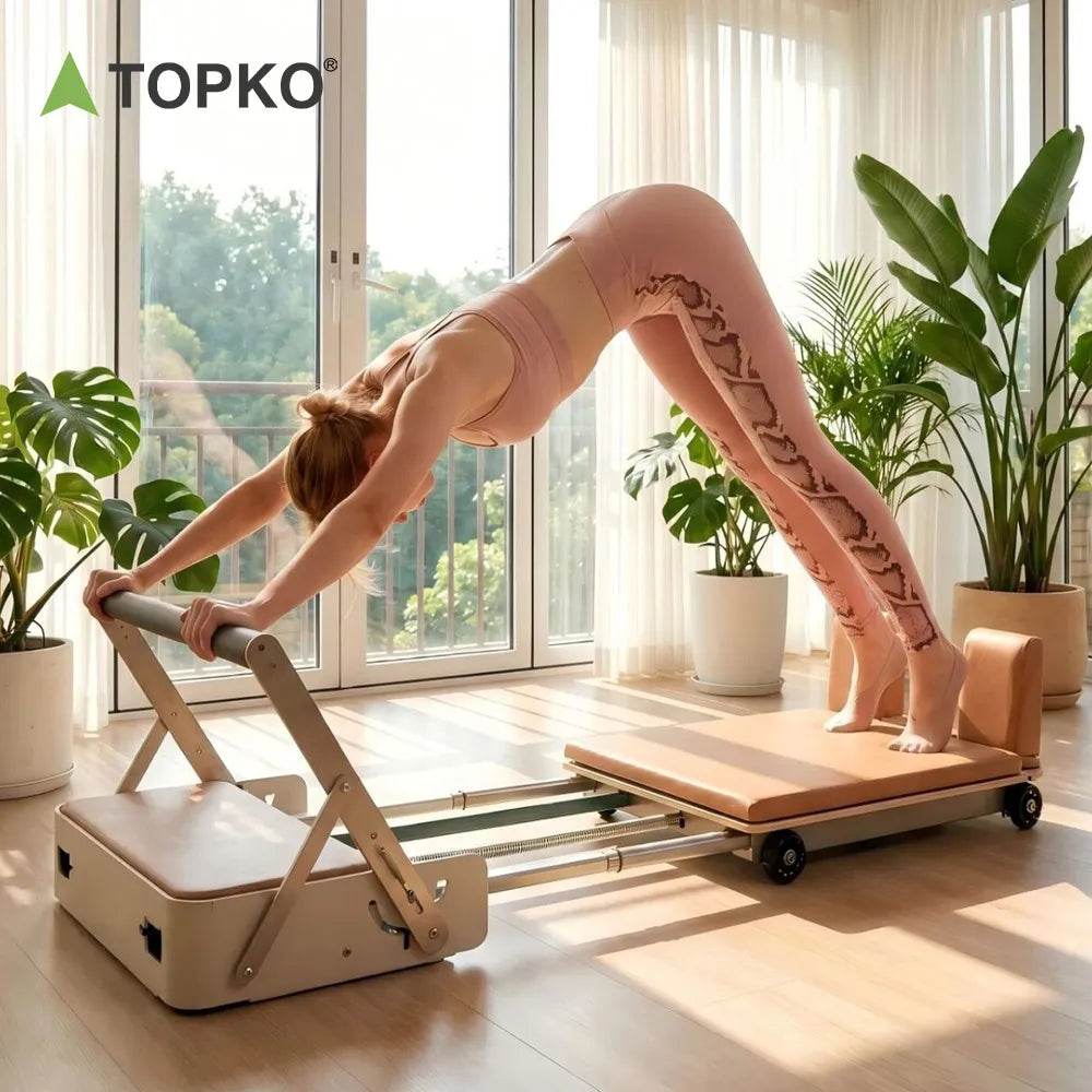 Foldable Pilates core exercise mat