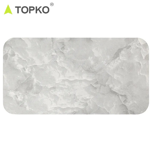 UV-Printed Marble Pattern PU Rubber Mat